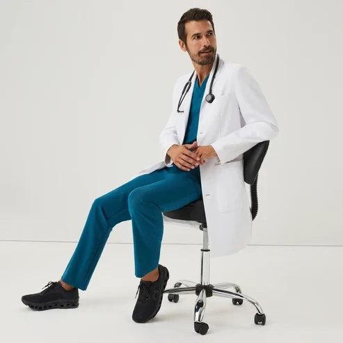 Jaanuu Apex 37" White Coat