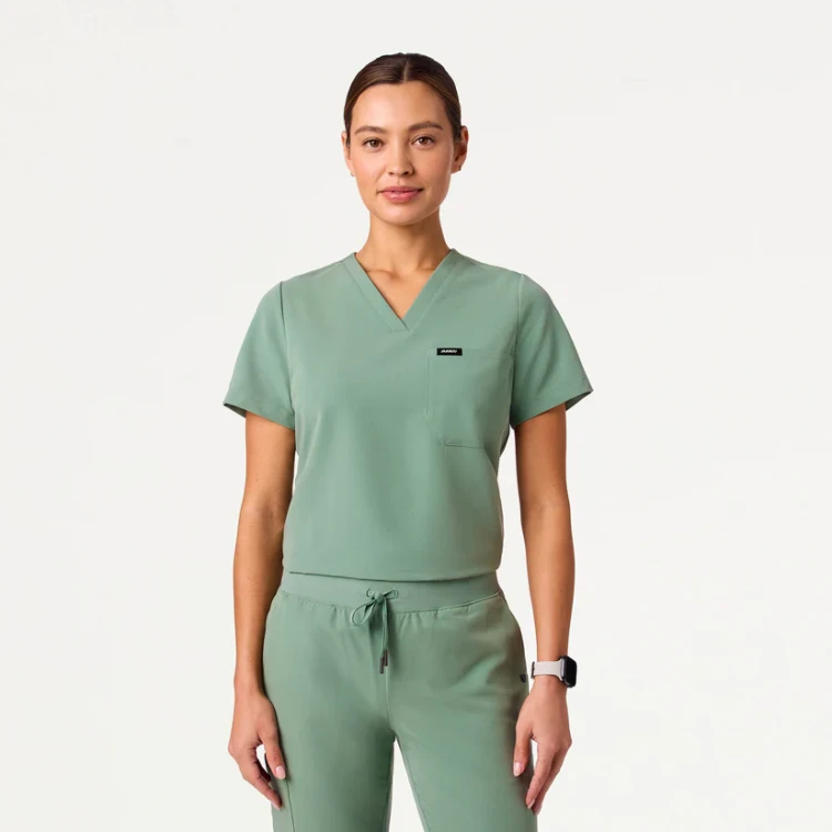 Jaanuu Rhena Slim Essential 1-Pocket Scrub Top