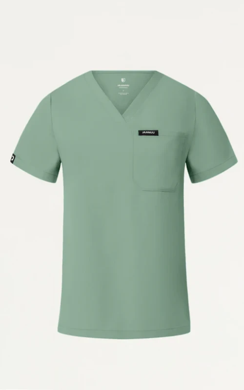 Jaanuu Rhena Slim Essential 1-Pocket Scrub Top