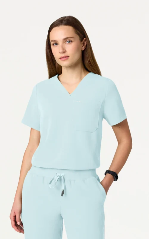 Jaanuu Rhena Slim Essential 1-Pocket Scrub Top