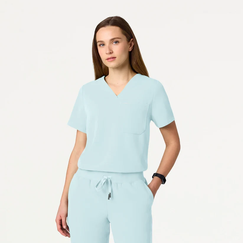 Jaanuu Rhena Slim Essential 1-Pocket Scrub Top