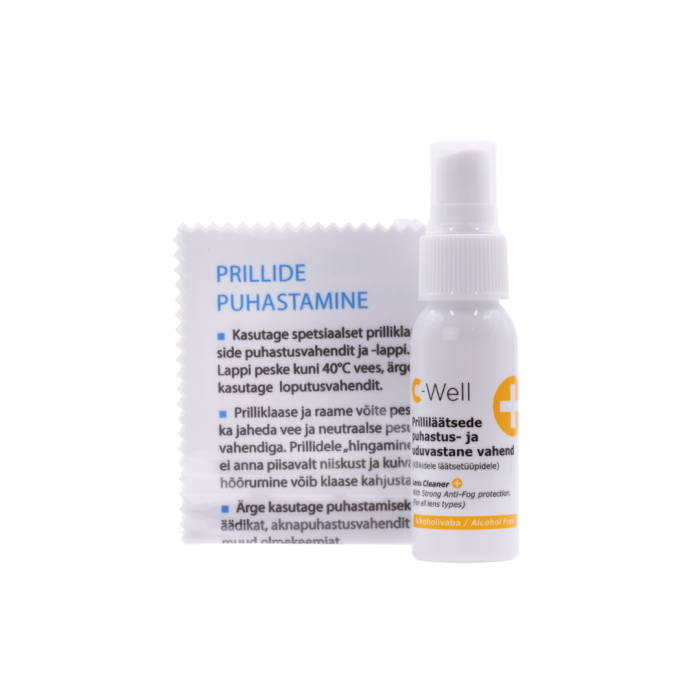 c-Well anti fog spray + cleaning cloth