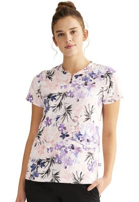 Ivy Print Top Blooming Day
