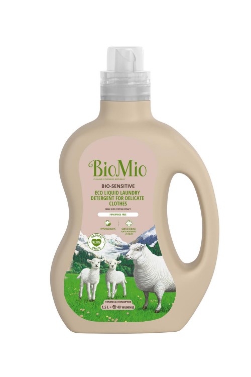 BIO-SENSITIVE Eco veļas mazgāšanas līdzeklis 1500ml