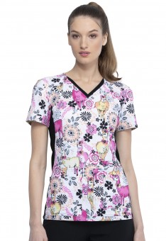 Medical V-Neck Top LVLM