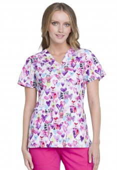 Medical V-Neck Top CK616