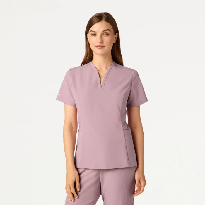 Jaanuu Calix Fit & Flare Scrub Top