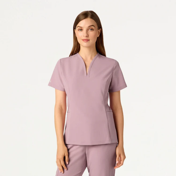 Jaanuu Calix Fit & Flare Scrub Top