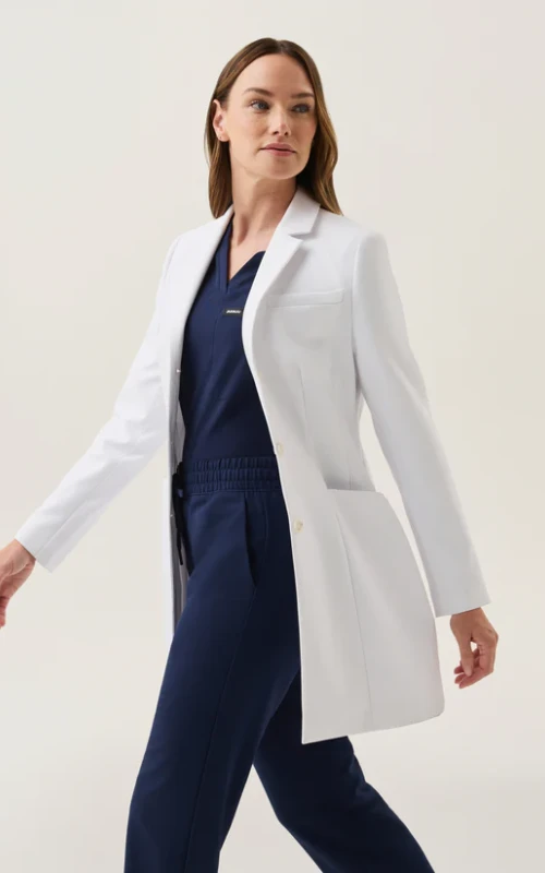 Jaanuu Linea 34" White Coat