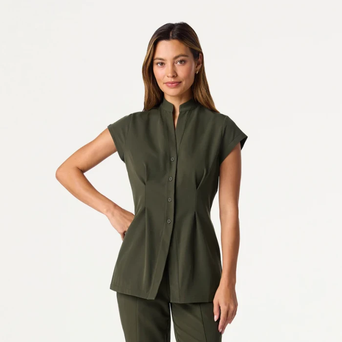 Jaanuu Sofie Slim Tunic Scrub Top